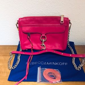 Rebecca Minkoff Mini Mac bag Pink Red